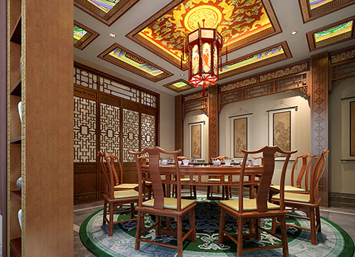 龙华中式古典风格家居装修设计效果图