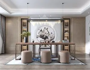 龙华新中式风格茶室如何规划设计