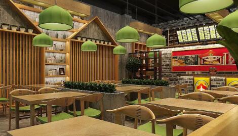 龙华如何设计中式快餐店打造中式风味